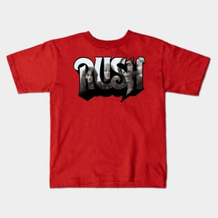 Rush Black and White Kids T-Shirt